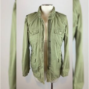 JCrew vintage ripstop utility cargo army jacket
